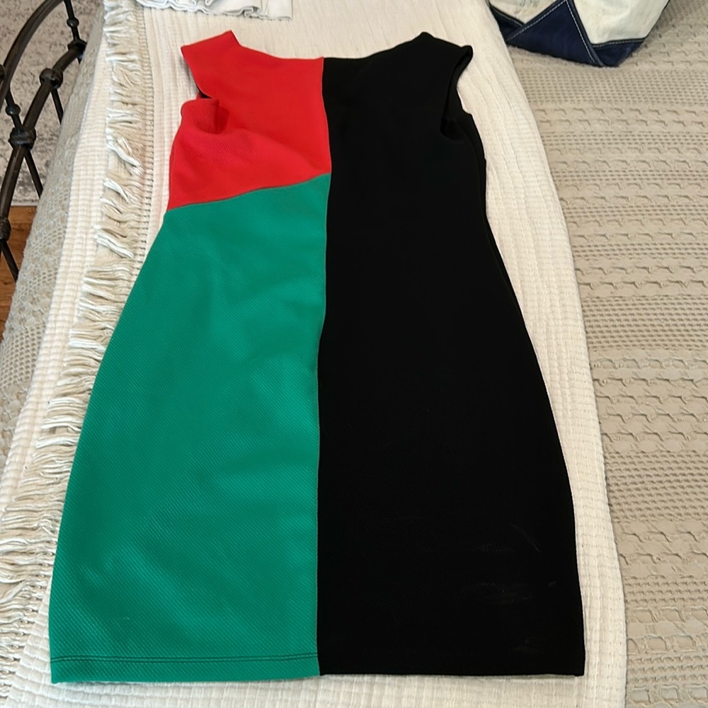 Color block dress size 8